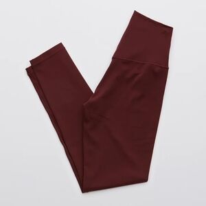 OFFLINE By Aerie OG High Waisted Legging Burgundy (Berry) Small